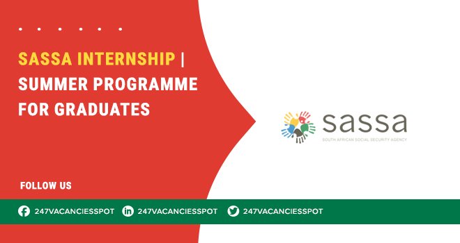 SASSA Careers: Social Security Internships – Apply Online Today
